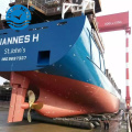 2x20m ship lifting and floating rubber roller airbags